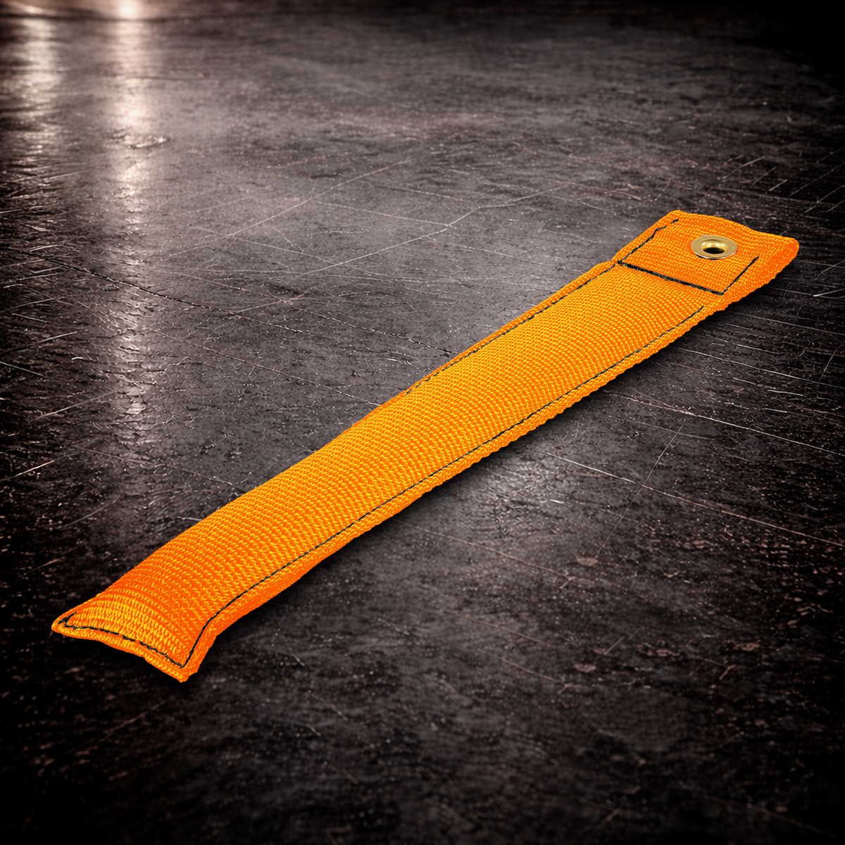 12 inch kodak yellow marker with grommet on industrial surface
long kodak yellow fabric marker close up stitching detail 12 inch grip marker with metal grommet kodak yellow
kodak yellow set marker large size on dark warehouse background
film production marker kodak yellow high visibility
