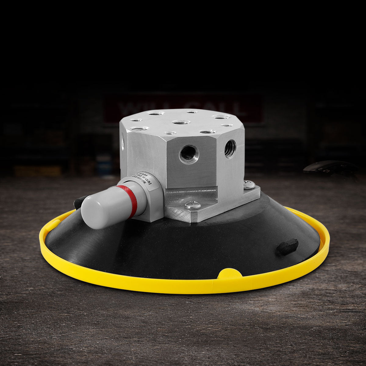 6 inch suction cup with multi thread block for camera mounting and film rigging