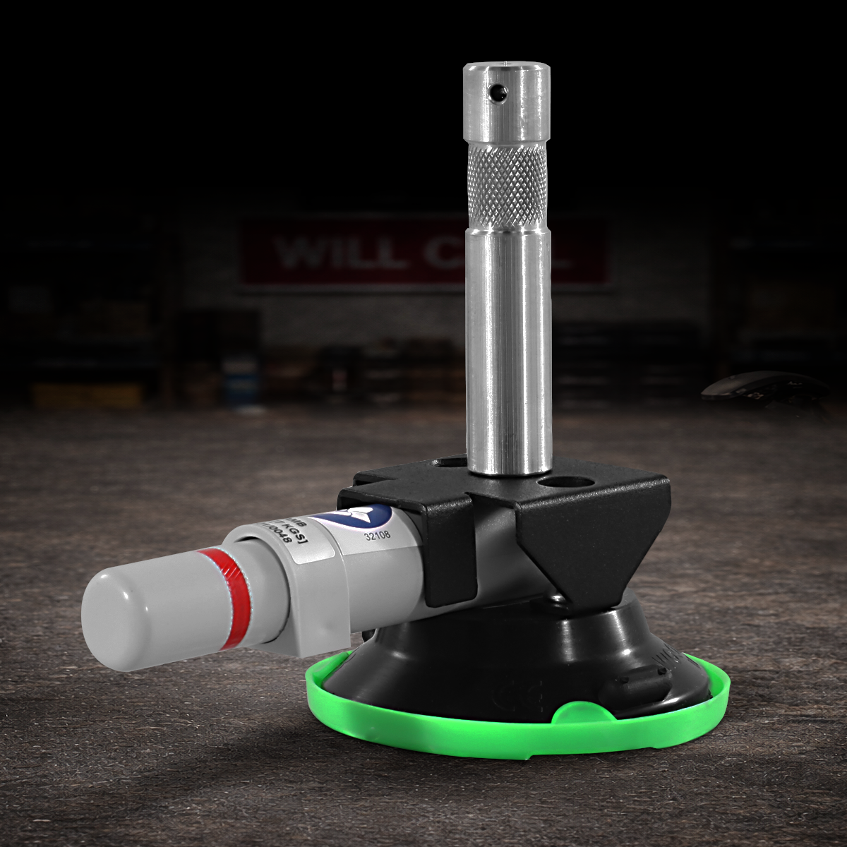 3" Suction Cup with 5/8" Baby Pin (1/4" Thread on Cup)