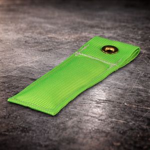 4 inch digital green marker flag with grommet on industrial surface
digital green fabric marker flag close up stitching detail 4 inch grip marker flag with metal grommet digital green
green set marker flag on dark warehouse background film production marker flag digital green with grommet.