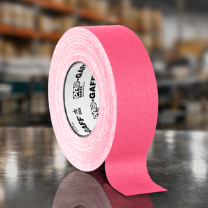 Gaffer Tape (Fluorescent Pink) 3" x 50 Yds