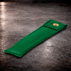 6 inch green marker flag with grommet on industrial surface green fabric marker flag close up stitching detail
6 inch grip marker flag with metal grommet green green set marker flag on dark warehouse background
film production marker flag green with grommet
