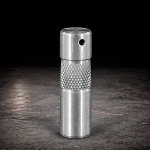 Aluminum baby pin 3/8 female thread
2 inch baby pin grip adapter
film rigging baby pin female mount
5/8 baby pin with threaded insert
lighting mount baby pin adapter