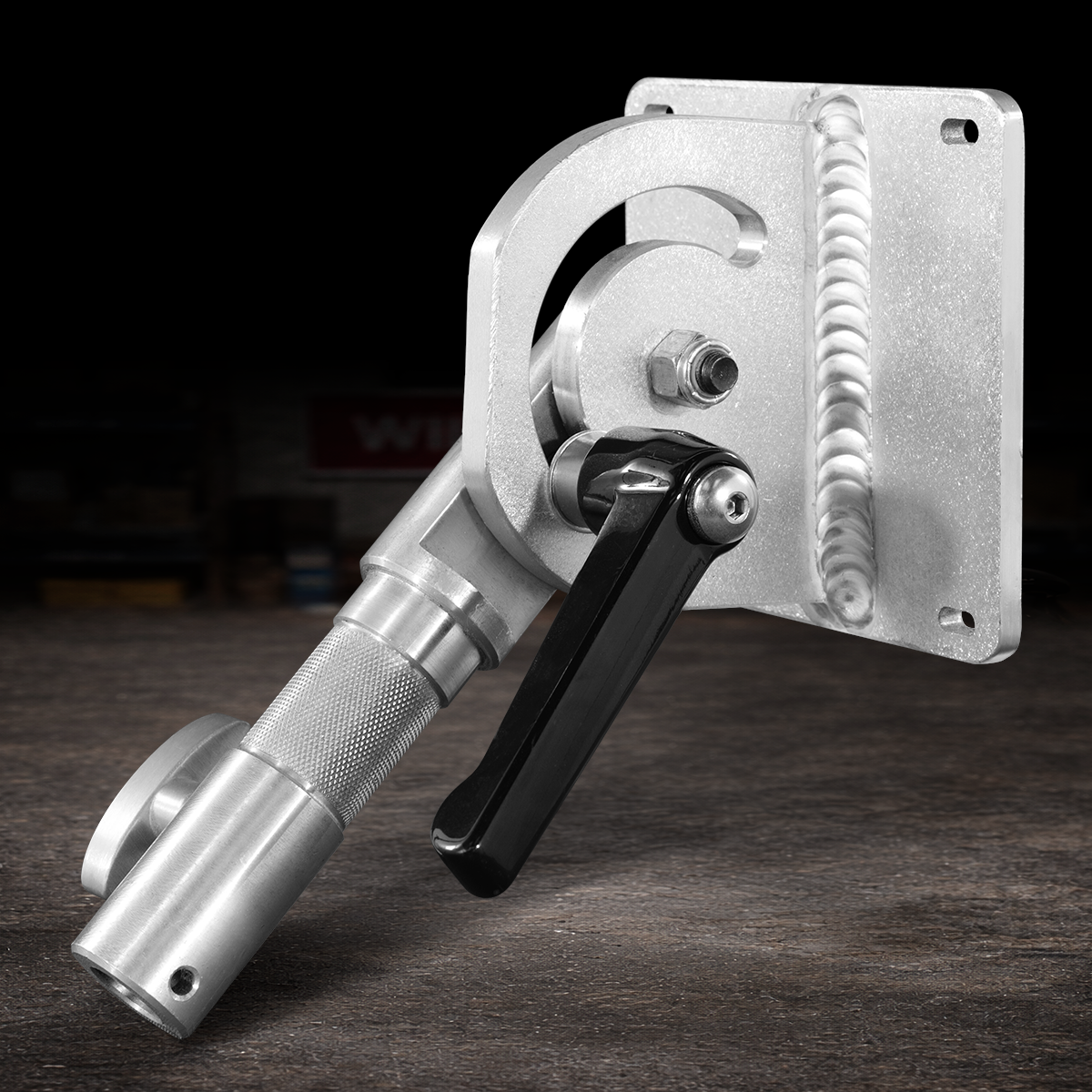 Aluminum VESA 100 swivel monitor mount for professional film and broadcast monitor support systems