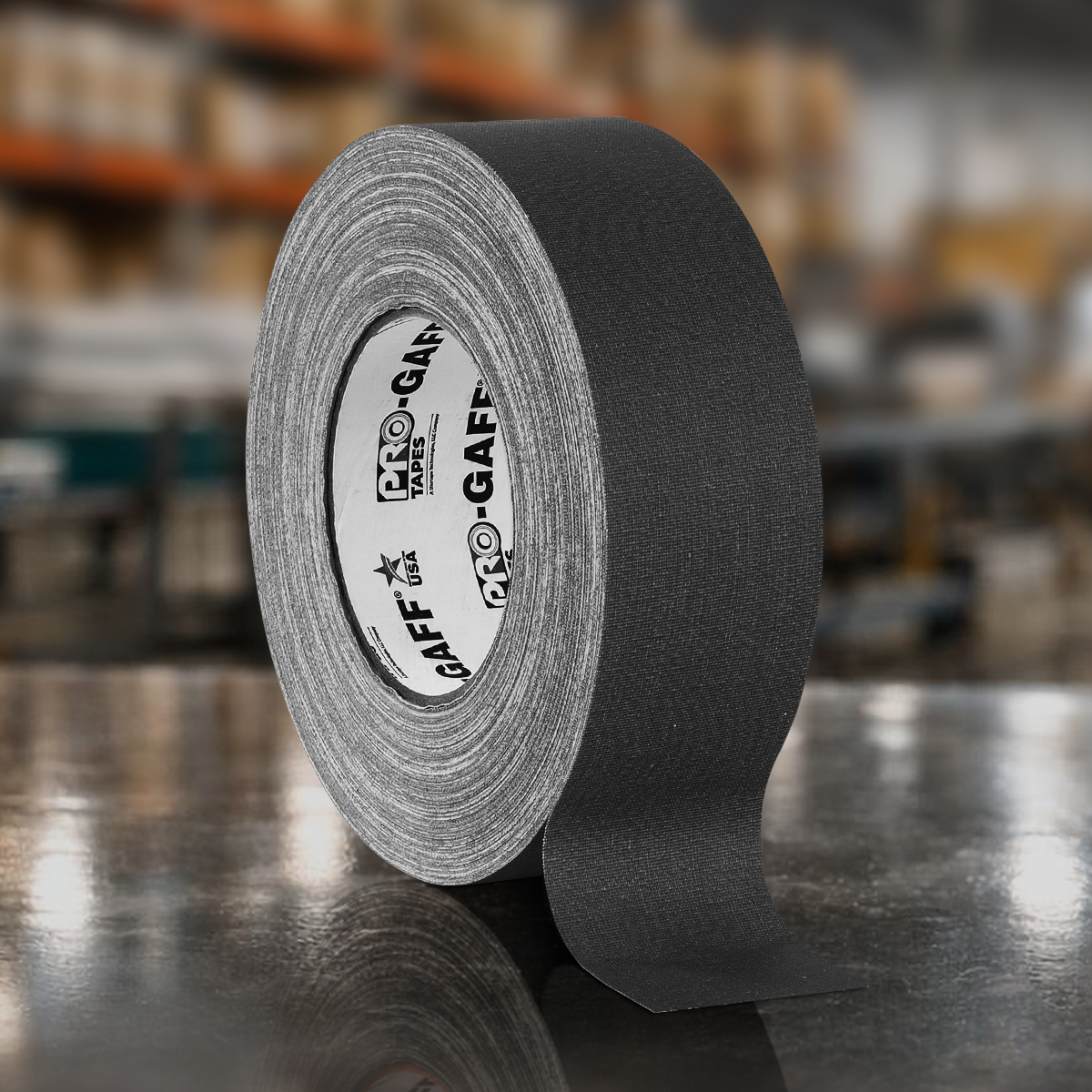 Black Gaffer Tape 2" x 30 Yds 1" Core