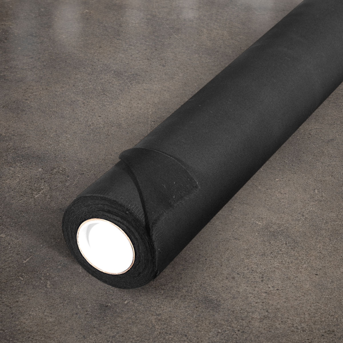 Commando Cloth 54-inch wide x 5-yard roll of professional matte black masking fabric for negative fill, light control, film, television, photography, and studio productions.
