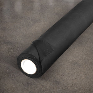 Commando Cloth 54-inch wide x 5-yard roll of professional matte black masking fabric for negative fill, light control, film, television, photography, and studio productions.