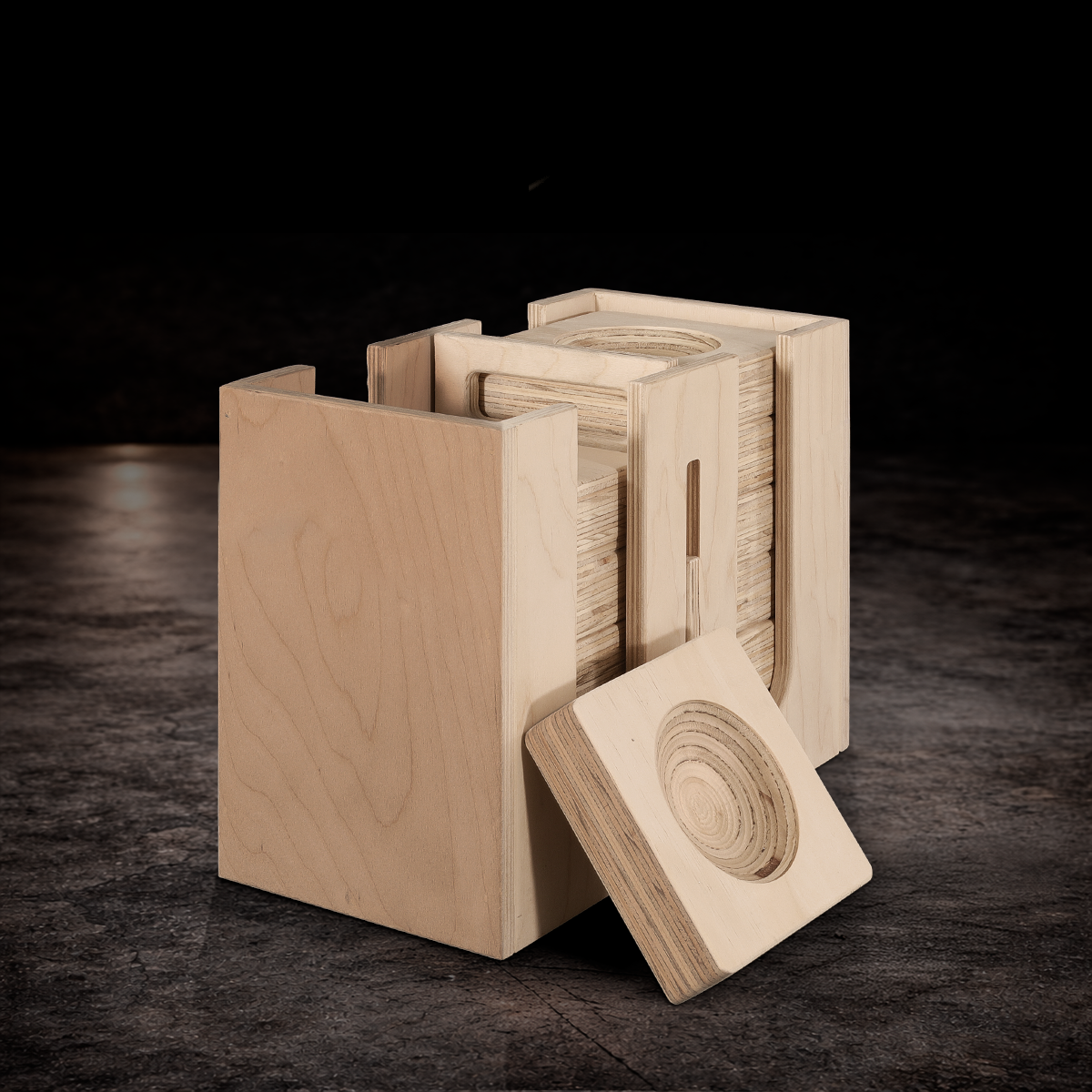 Cup Block Carrier with 12 Cup Blocks used for film, television, and studio production support