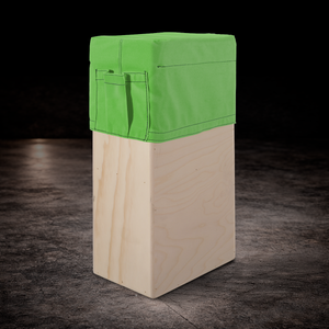 Vertical Apple Box Seat Cover (Digital Green)