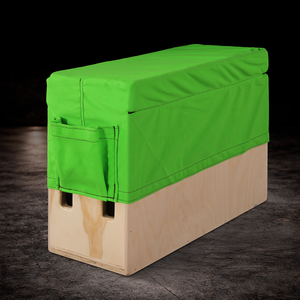Horizontal Apple Box Seat Cover (Digital Green)