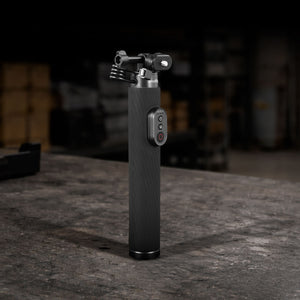 Grip designed portable power bank for cameras, LED lights, smartphones, wireless accessories, filmmaking, photography, and professional video production equipment.