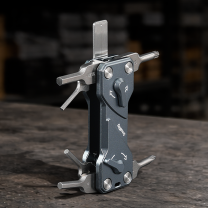 Hunter Foldable Multi-Tool Kit with Allen keys and screwdrivers for camera rigs, cages, gimbals, tripods, filmmaking, photography, and video production.