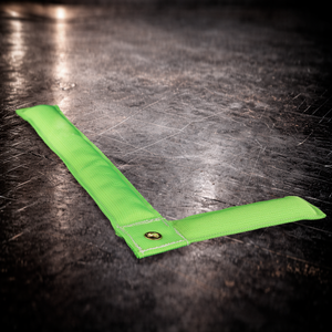 chroma green L set marker
green fabric L marker with grommet
L shape stage marker green
corner position L marker green
green floor corner marker