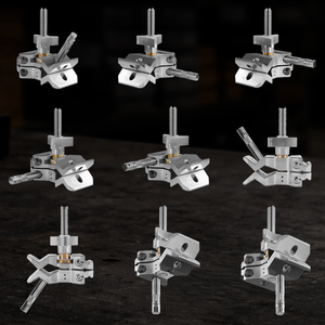 Lockable 5/8" baby pin with nine indexed positions