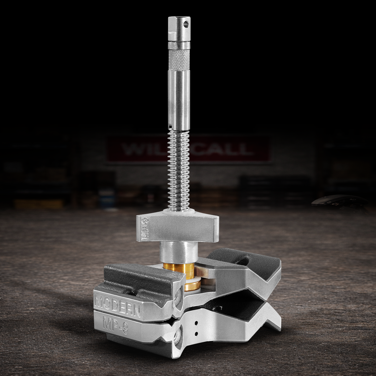 mp9 grip clamp with 5/8 baby pin for film lighting and rigging