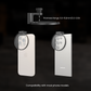 Pocket-size LED ring light for vlogging and livestreaming