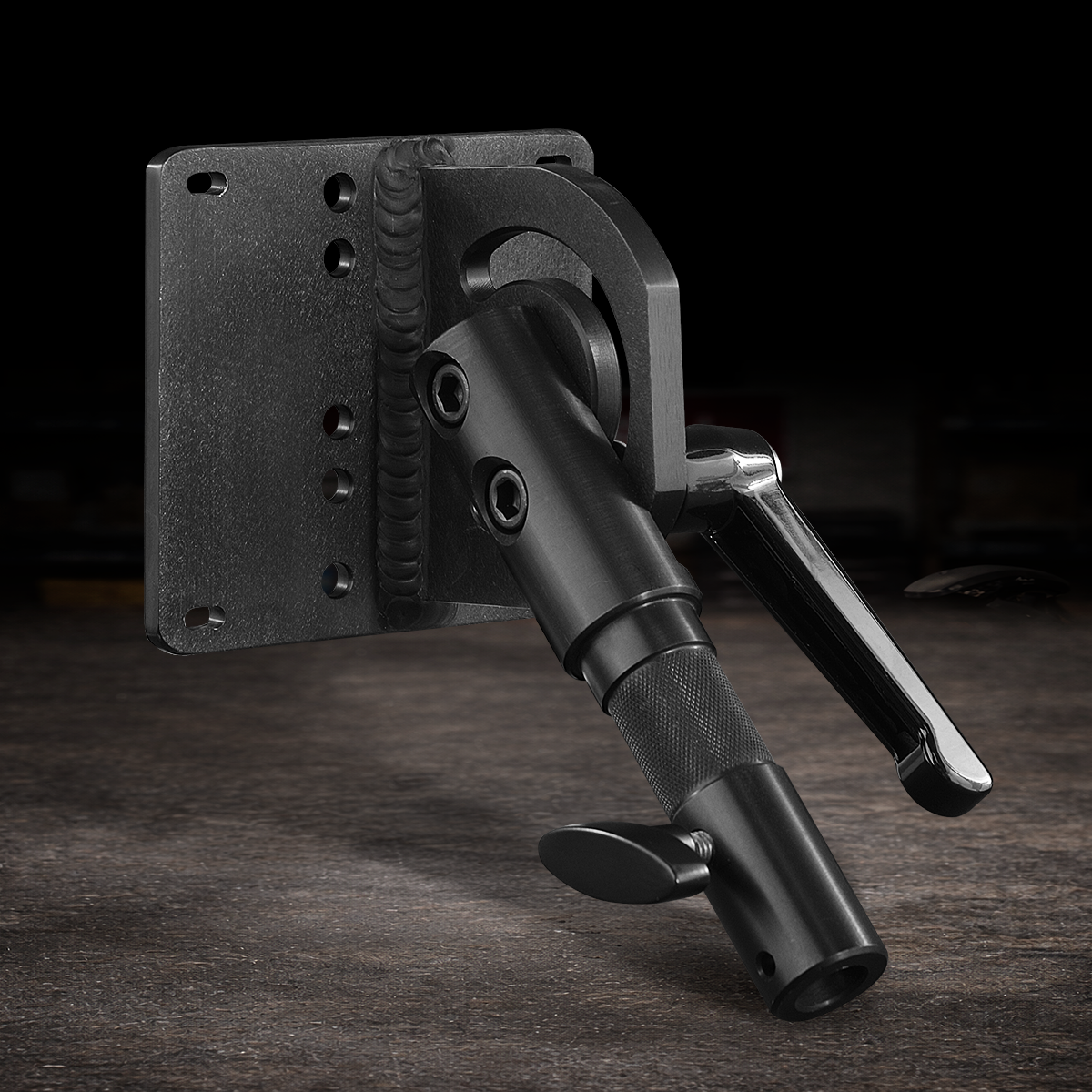 RBQ swivel monitor mount for professional film production and video village monitor support