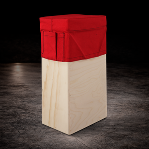 Vertical Apple Box Seat Cover (Red)