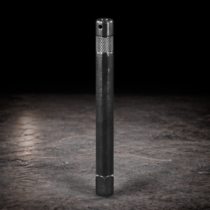 Black Steel Baby Pin - 6" with 3/8" Female Thread