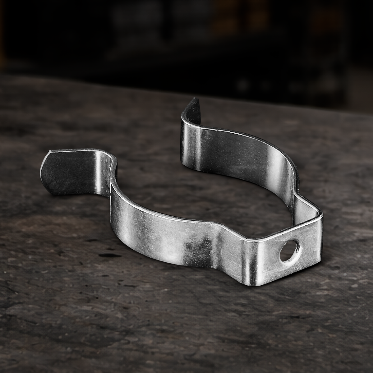 T12 aluminum clip for professional film, broadcast, and studio tube lighting setups