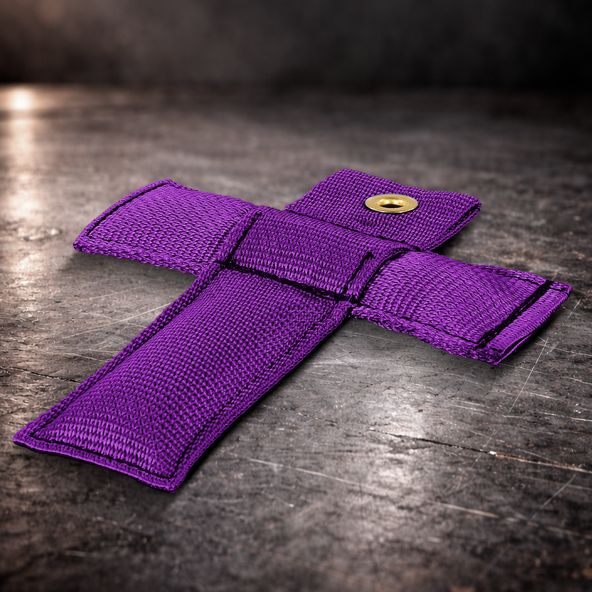 purple T set marker
purple fabric T marker with grommet
T shape stage marker purple
actor mark T marker purple
purple floor position T marker