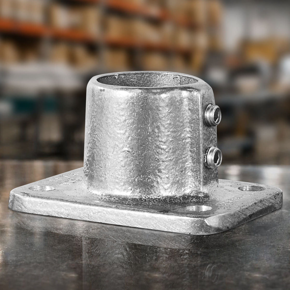 The Rectangular Base Flange for 1-1/2" Speed-Rail®