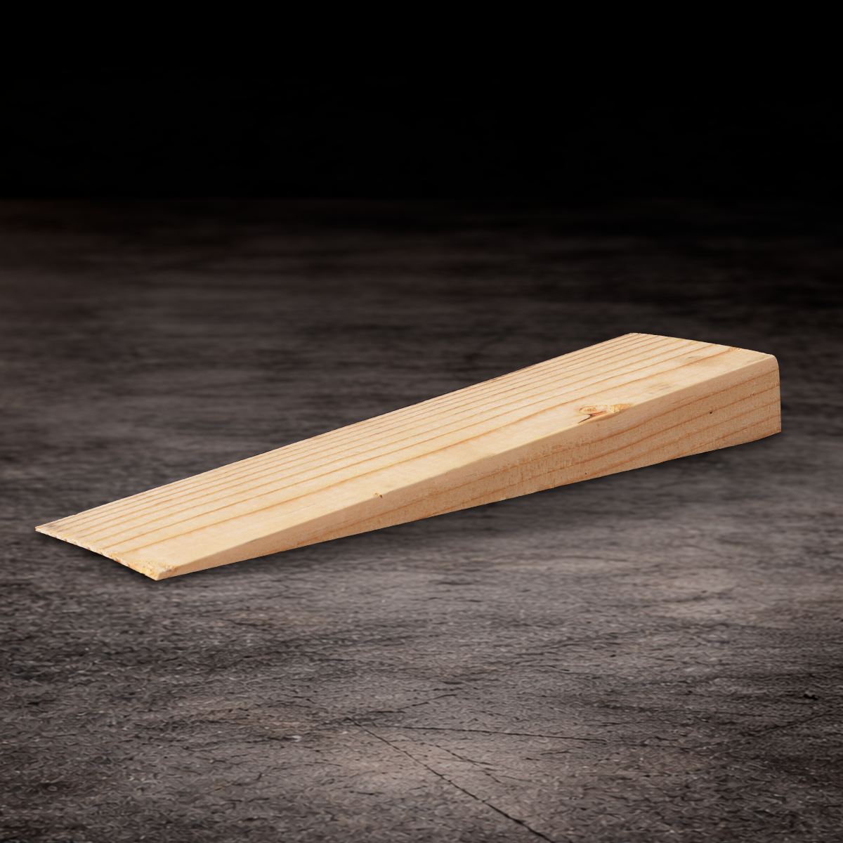 Track Wedge used for dolly track leveling and film production equipment stabilization