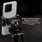 Universal Ball Head Phone Mount supporting an action camera, providing stable mounting for filmmaking, vlogging, livestreaming, and professional video production.