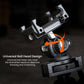 Universal Ball Head Phone Mount attached to a professional smartphone camera rig, delivering secure positioning for filmmaking, mobile videography, livestreaming, and content creation.