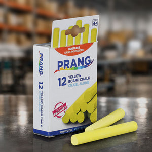 Yellow Chalk 12 Count for Actor Marks, Camera Positions, Stage Blocking and Film Production Set Marking