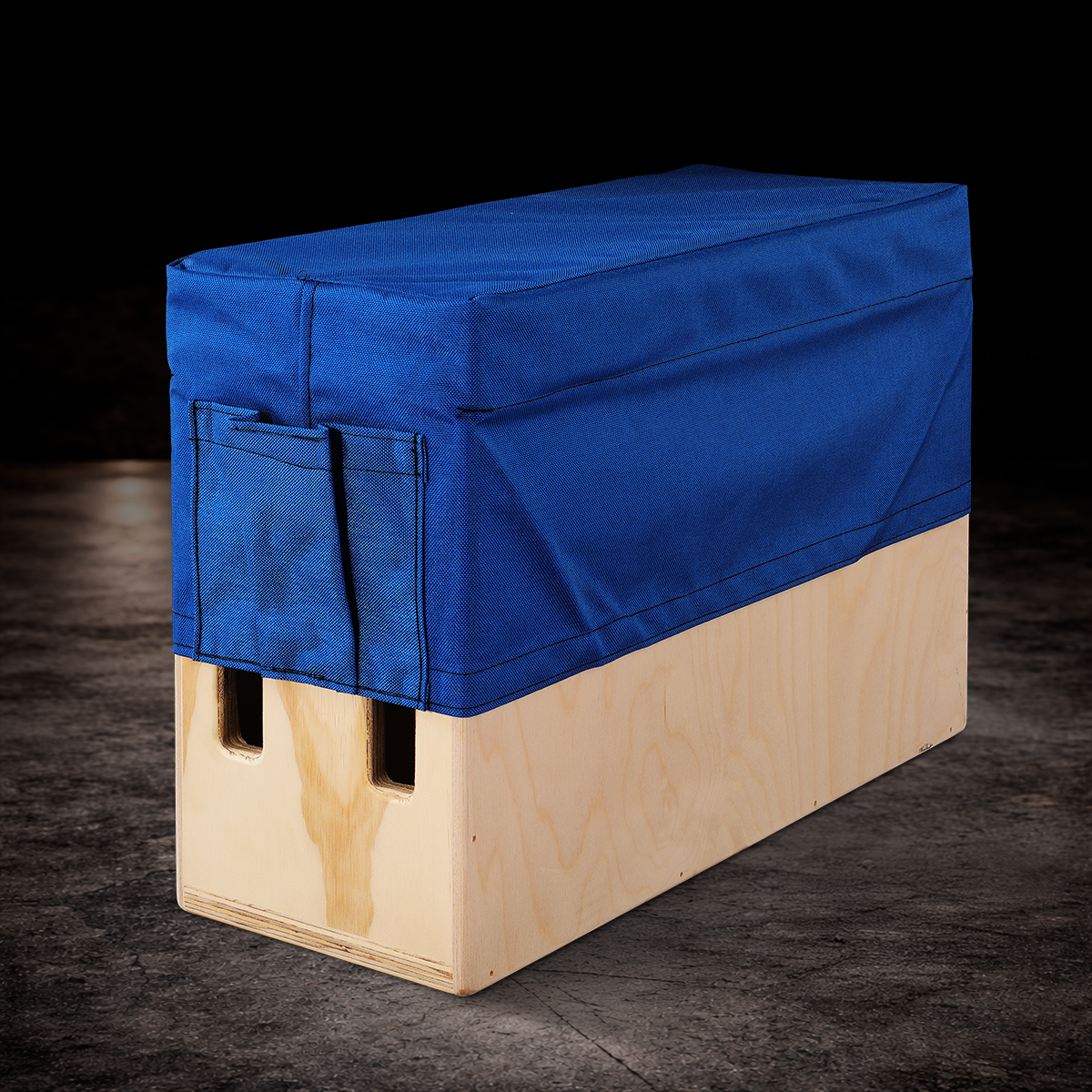 Horizontal Apple Box Seat Cover (Blue)