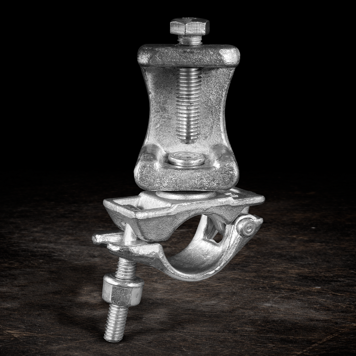 swivel gravlock coupler scaffold tube to beam clamp for rigging and staging
